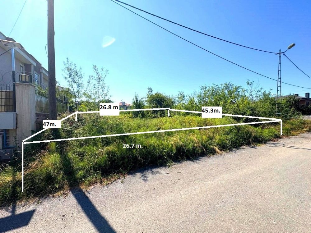 ŞİLE KUMBABA SATILIK ARSA 1225 M2 İMARLI CADDEYE 150M. MESAFE 